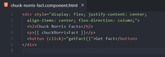 component html