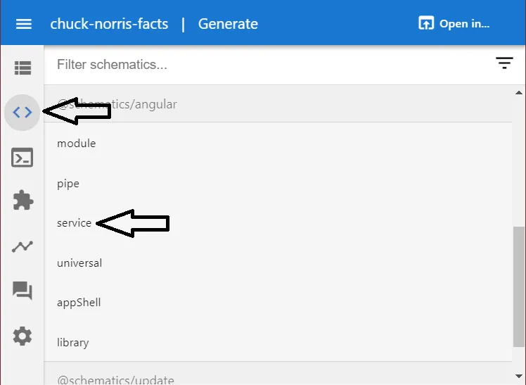 generate service