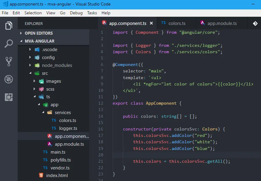 VS Code allows for a rather clean environment for hacking away on all sorts of projects.